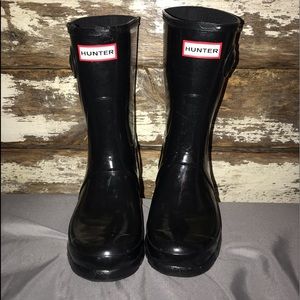 Hunter Rain Boots - Short, Black